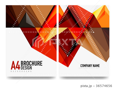 Business brochure cover layout, flyer a4 template 36574656