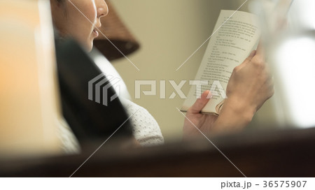 読書をする女性 読書をする女性 36575907
