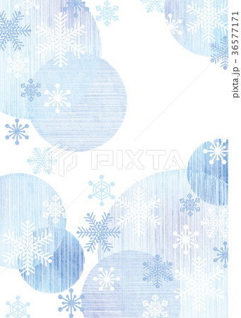 背景素材（たて）-雪の結晶4（テクスチャ） 36577171