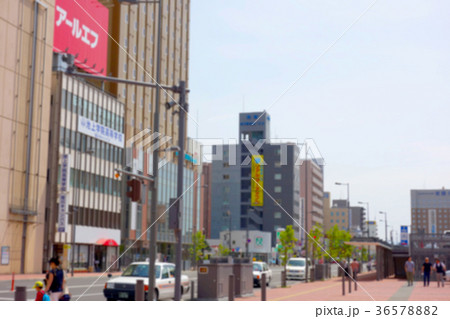 北海道旭川市　市街地イメージ素材 36578882