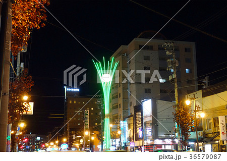 旭川市 歓楽街イメージ素材 旭川市 歓楽街イメージ素材 36579087