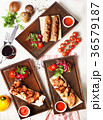 Shish kebabs views from above top Different types 36579187