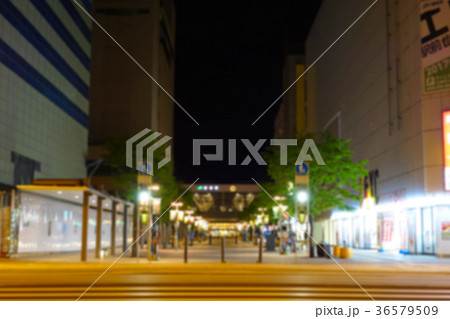 夜中の風景 旭川駅方向 夜中の風景 旭川駅方向 36579509
