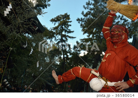 節分祭 長田神社の追儺式の写真素材
