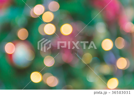 Colorful of bokeh from Lighting decor background 36583031