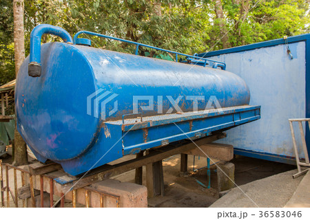 Sewage treatment tanks or water tank in rural 36583046