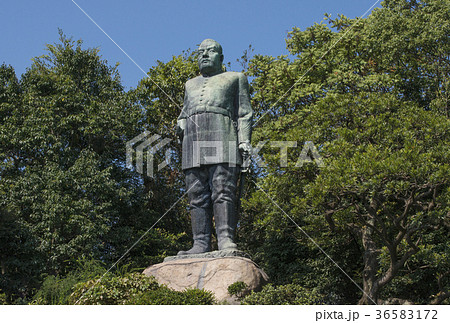 西郷隆盛像　西郷どん　鹿児島観光　大河ドラマの舞台 36583172