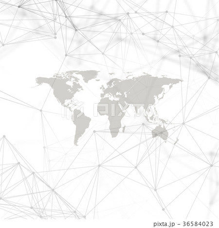 Abstract futuristic network shapes. High tech Abstract futuristic network shapes. High tech 36584023