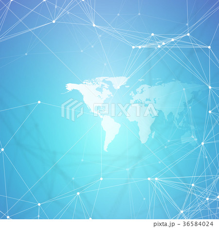 Abstract futuristic background with connecting Abstract futuristic background with connecting 36584024