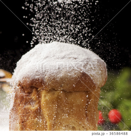 panettone, typical Italian sweet for Christmas 36586488