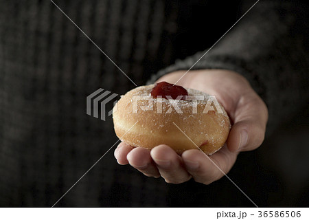 sufganiyah, Jewish donut eaten on Hanukkah sufganiyah, Jewish donut eaten on Hanukkah 36586506