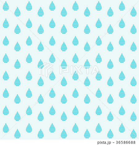Blue raindrops. Abstract seamless pattern. Kogin. 36586688