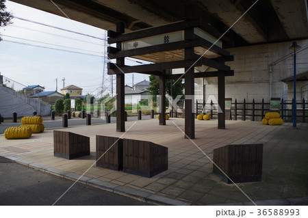 石田堤史跡公園入口設備 36588993