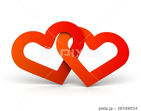 Two abstract heart 36589034