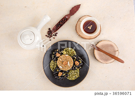 Isolated shot in studio - the Korean traditional colorful refreshments. 194 Isolated shot in studio - the Korean traditional colorful refreshments. 194 36596071