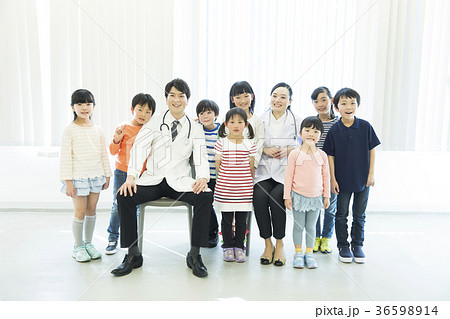 小学生　健康診断 36598914