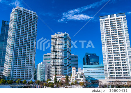 《神奈川県》横浜・タワーマンションの風景 《神奈川県》横浜・タワーマンションの風景 36600451