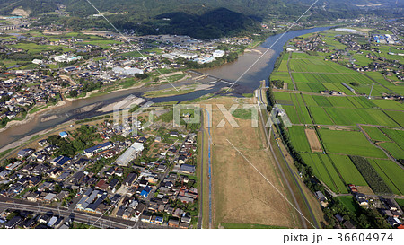 空撮 2017年8月29日撮影_九州北部豪雨後の筑後川 空撮 2017年8月29日撮影_九州北部豪雨後の筑後川 36604974