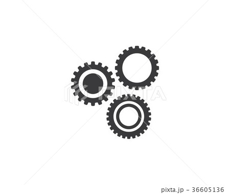 Gear Logo Template vector icon 36605136