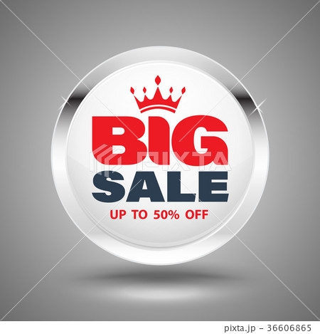 Big sale circle banner. 36606865