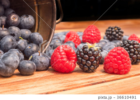 Healthy mixed fruit, Blueberry. Fresh berries Healthy mixed fruit, Blueberry. Fresh berries 36610491
