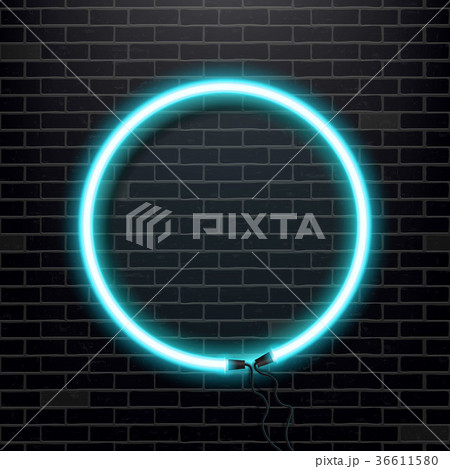 Creative vector illustration of neon lamp sign 36611580