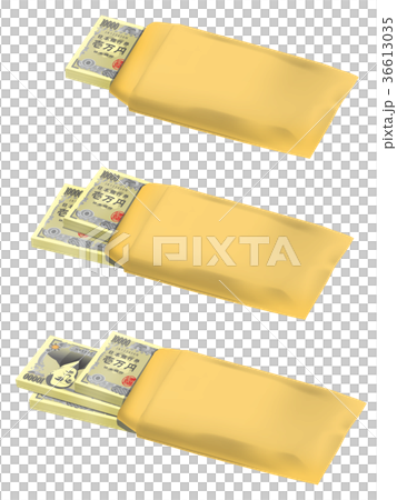 封筒に入ったお札 36613035