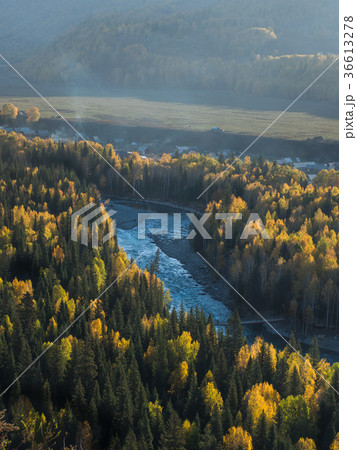 View of Hemu village in Autumn time, View of Hemu village in Autumn time, 36613278