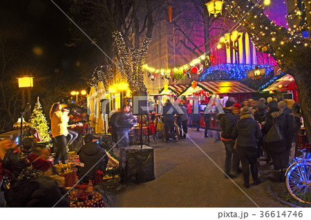 Night view from the Strossmayer Promenade  36614746