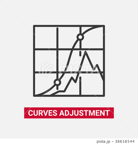 Curves adjustment - line design single isolated Curves adjustment - line design single isolated 36616544