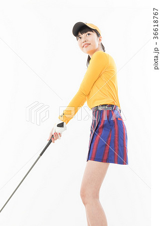 若い女性 ゴルフ 若い女性 ゴルフ 36618767