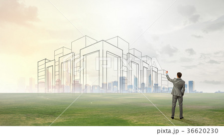 Designer draw construction model Designer draw construction model 36620230