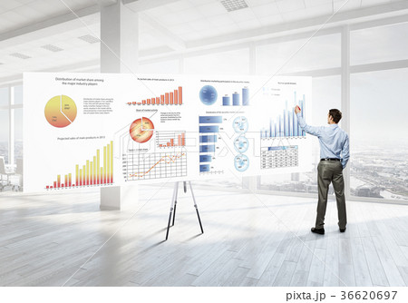 Businessman in top level office 36620697