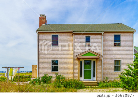Cottages along the beach in Provincetown Cape Code 36620977