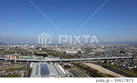 空撮 福岡市西区上空より撮影・地下鉄七隈線車両基地 空撮 福岡市西区上空より撮影・地下鉄七隈線車両基地 36627873