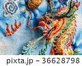 Head of Chinese Dragon,in Painting Style. 36628798