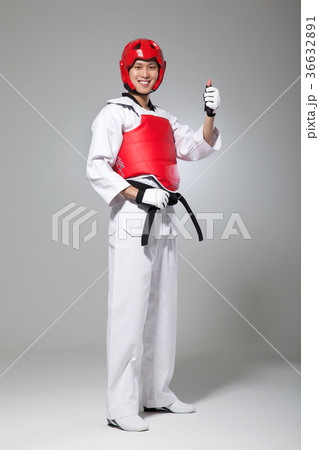 テコンドー 道衣 選手 36632891