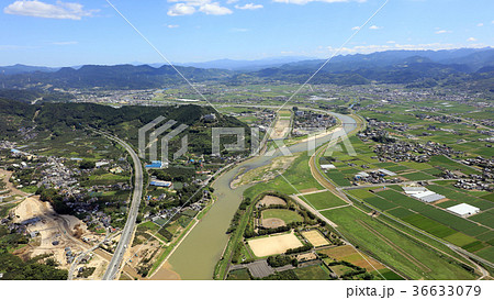 空撮 2017年8月31日撮影_九州北部豪雨後の筑後川 空撮 2017年8月31日撮影_九州北部豪雨後の筑後川 36633079