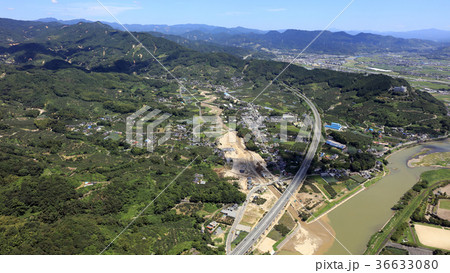 空撮　2017年8月31日撮影_九州北部豪雨後の筑後川 36633080
