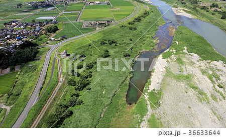 空撮　2017年9月2日撮影_九州北部豪雨後の筑後川 36633644