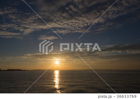 朝日・夕日・青い空 朝日・夕日・青い空 36633769