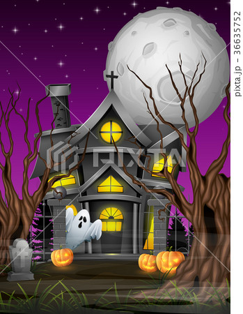 Scary Halloween background Scary Halloween background 36635752