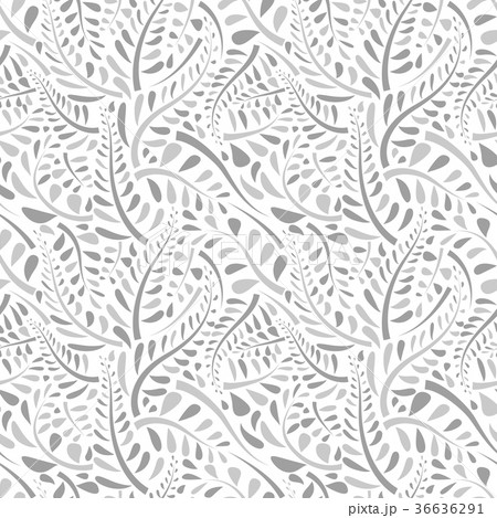 スタイリッシュ植物パターン シームレスのイラスト素材