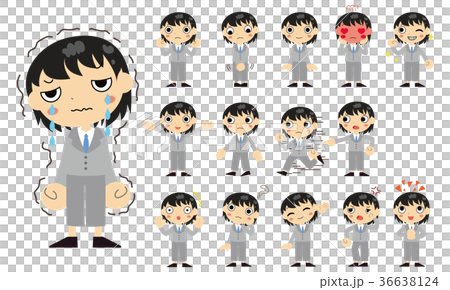 子どものビジネスマン 36638124