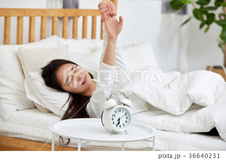 女性 目覚し時計 目覚まし時計 36640231