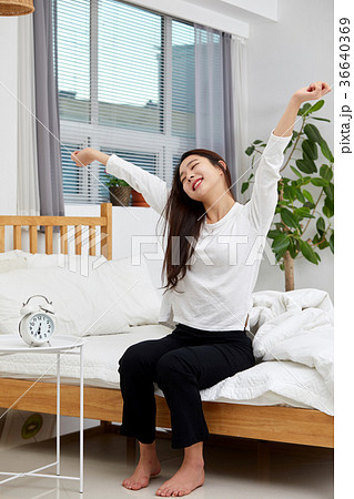 女性 目覚し時計 目覚まし時計 36640369