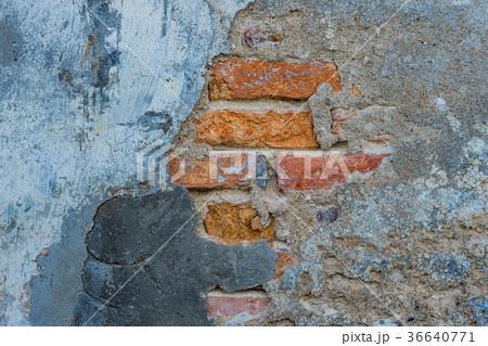 White Washed out Old Brick Wall Background texture White Washed out Old Brick Wall Background texture 36640771