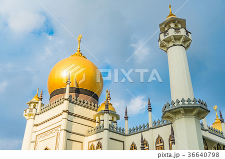 Masjid Sultan at Mosque street in Singapore 36640798