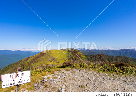 快晴の天狗塚山頂（徳島県三好市）　※作品コメント欄に撮影位置情報有り 36641135