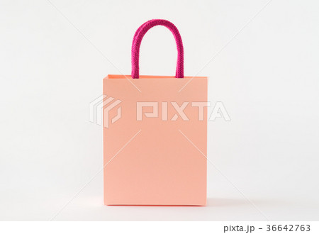 ショッピングバッグ　素材　買い物　手提げ袋　紙袋　ショッピング 36642763